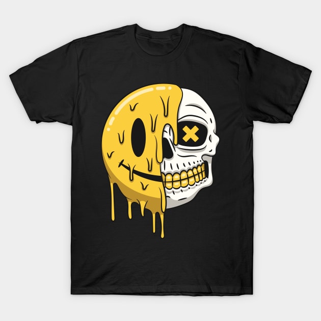 Dead Happy T-Shirt by Drippn